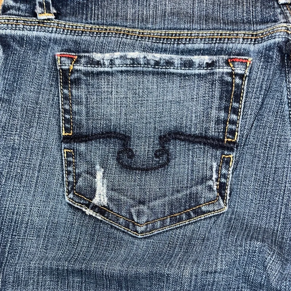 Blue Cult Bootcut Jeans Size 28 Medium Wash Low Rise Denim - Picture 7 of 8